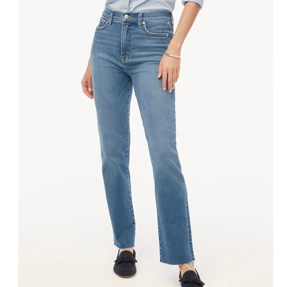 J. Crew Factory Denim - NWT J.Crew Stovepipe Jean With Cut Hem in Signature Stretch+ Size 27